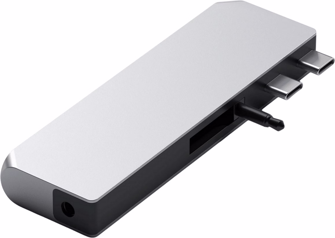 Хаб Satechi Aluminum USB-C Pro Hub Mini Adapter Silver