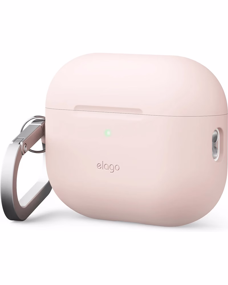 Чохол Elago Silicone Hang для AirPods Pro 3 Sand Pink