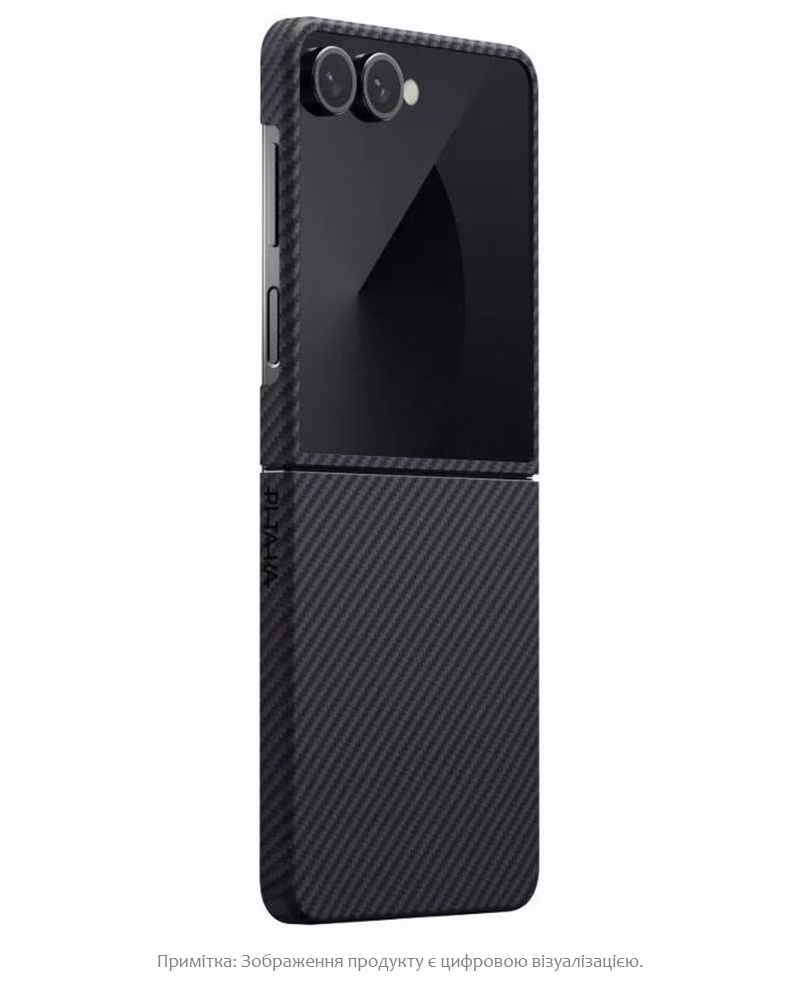 Чохол Pitaka Ultra-Slim Twill Black/Grey для Samsung Galaxy Z Flip 7 (FBFLIP7)