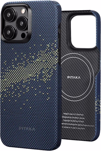 Чохол Pitaka MagEZ Case 4 StarPeak Milky Way Galaxy для iPhone 15 Pro Max (KI1502PMYG)