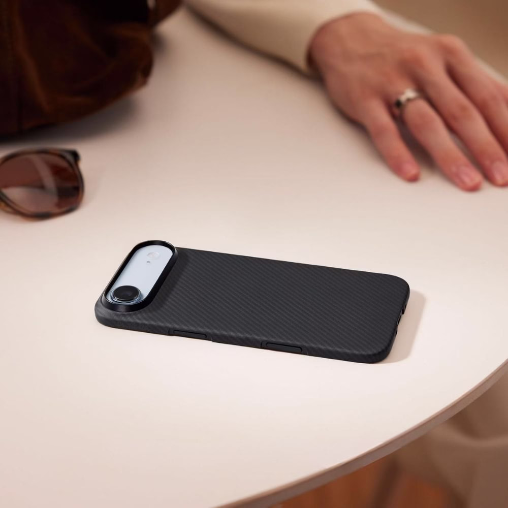 Чохол Pitaka Ultra-Slim Twill Black/Grey для iPhone Air - 2