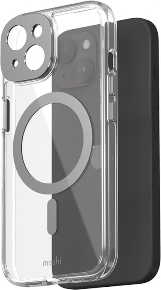 Чохол-накладка Moshi iGlaze Slim Hardshell Case Meteorite Gray для iPhone 15