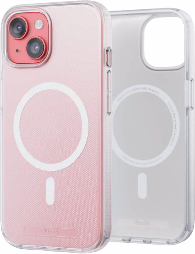 Чохол-накладка Njord 100% GRS MagSafe Case Translucent для iPhone 15