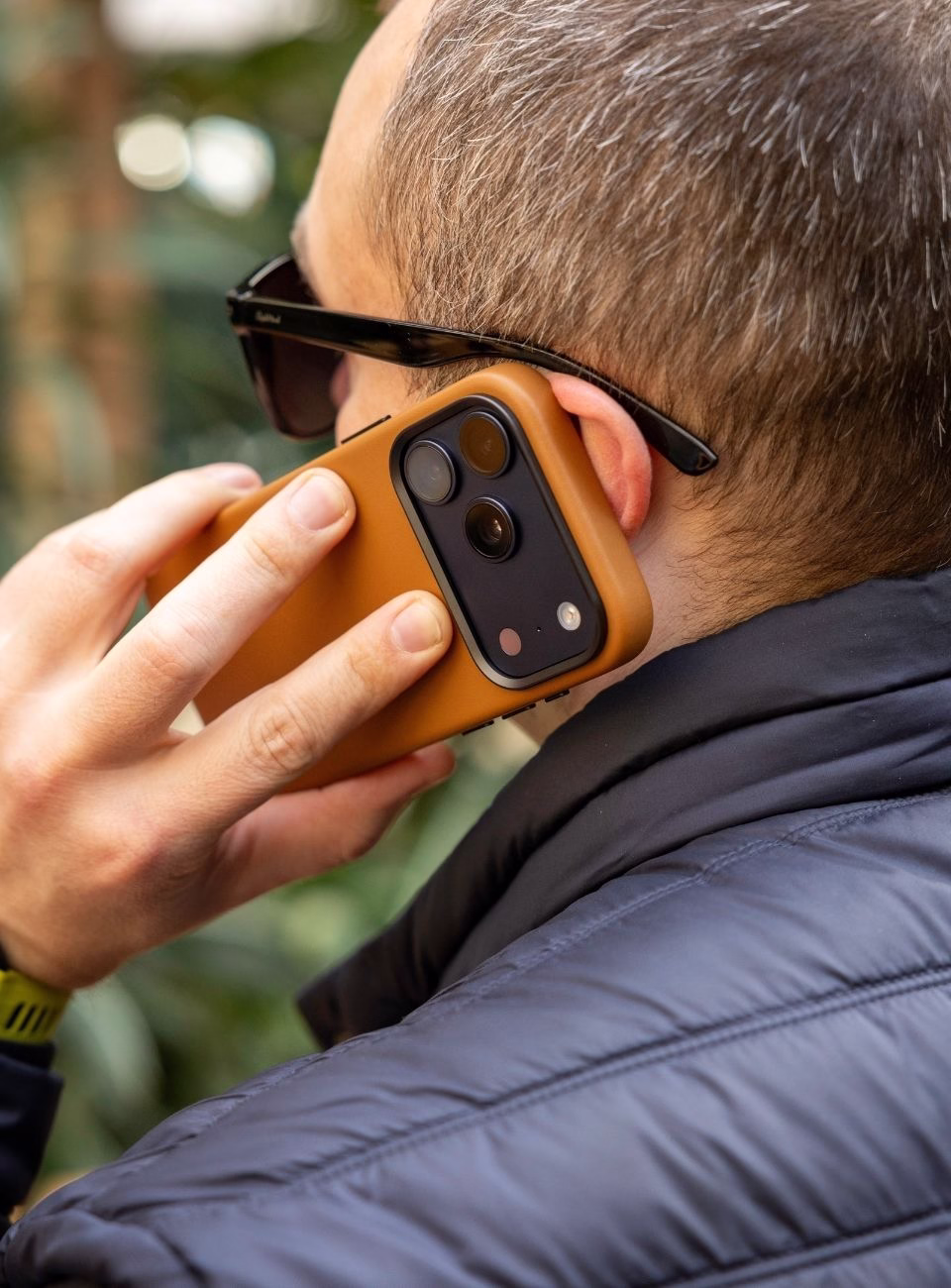 Кожаный чехол Nomad Traditional English Tan для iPhone 17 Pro - 2
