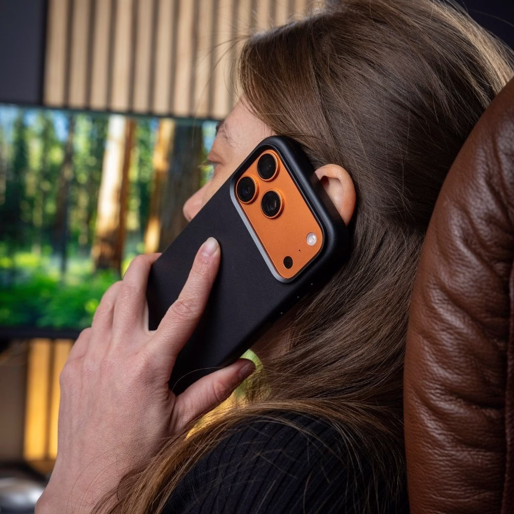 Шкіряний чохол Nomad Modern Black для iPhone 17 Pro Max - 2