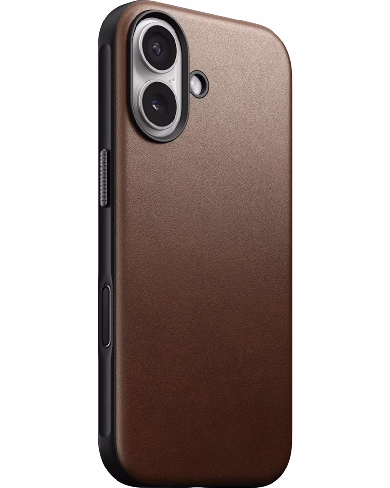 Шкіряний чохол Nomad Modern Brown для iPhone 17
