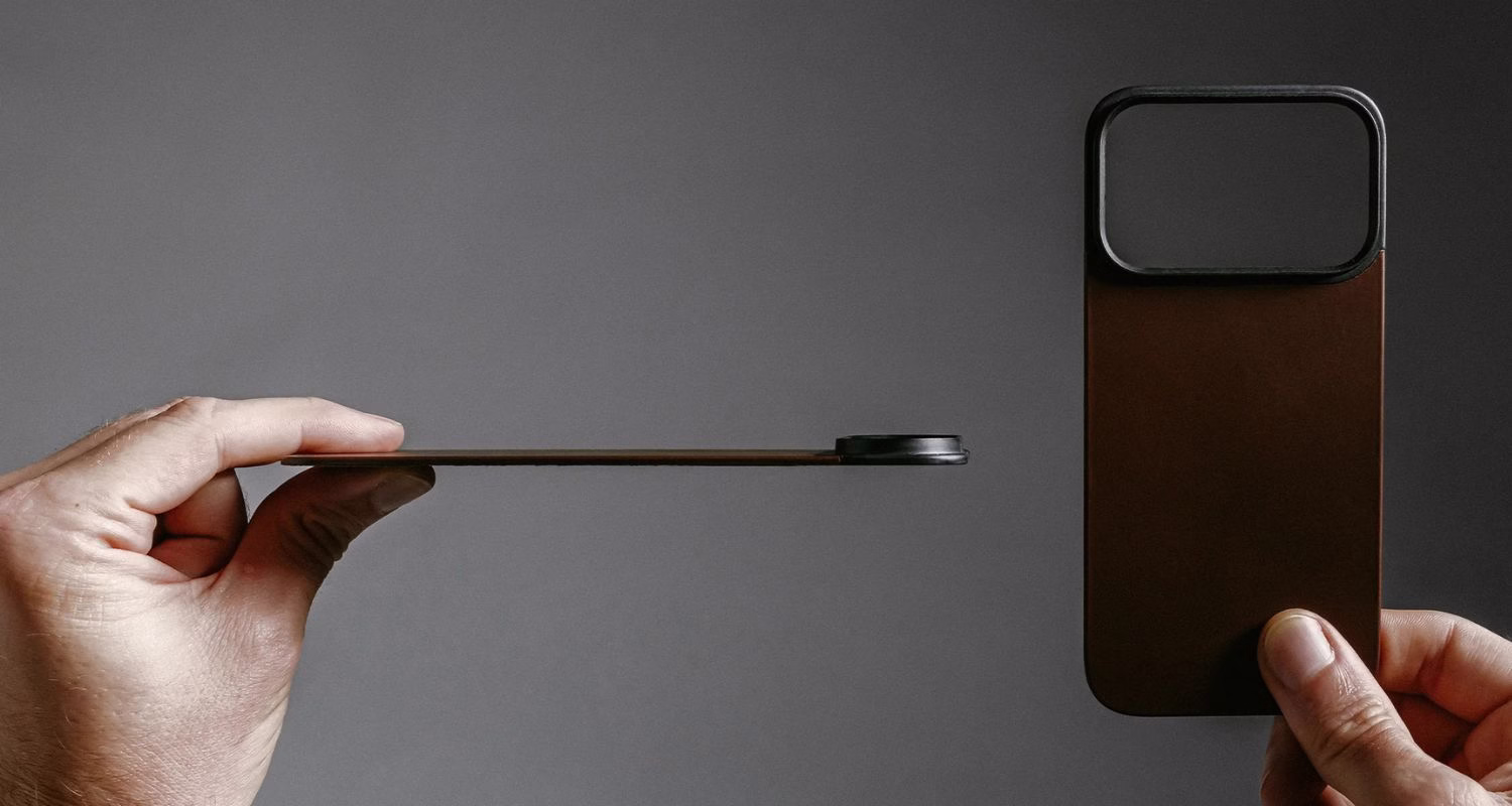 Кожаный чехол Nomad Magnetic Horween Rustic Brown для iPhone 17 Pro - 3