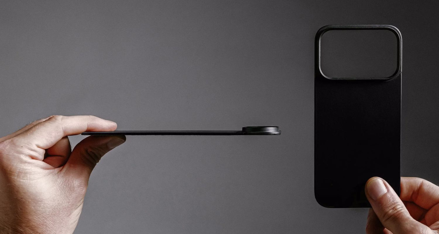 Шкіряний чохол Nomad Magnetic Horween Black для iPhone 17 Pro - 3