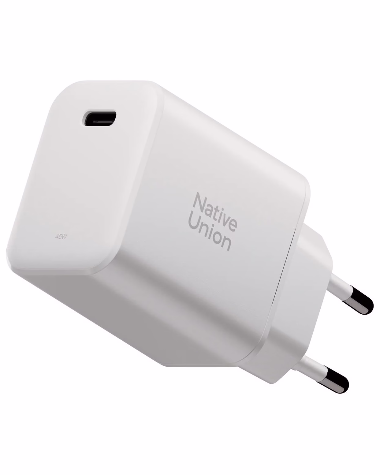 Мережевий зарядний пристрій Native Union Fast GaN Charger PD 45W USB-C Port White (FAST-PD45-WHT-EU)