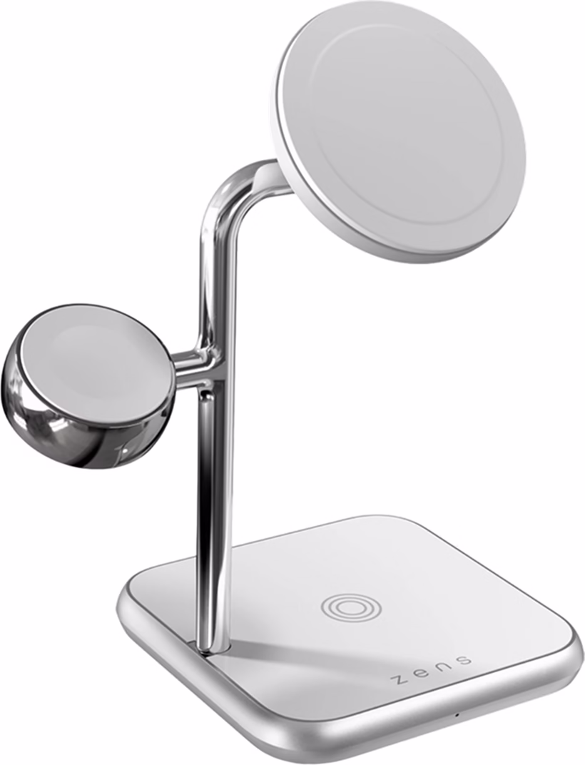 Бездротовий зарядний пристрій Zens MagSafe + Watch Wireless Charging Station White