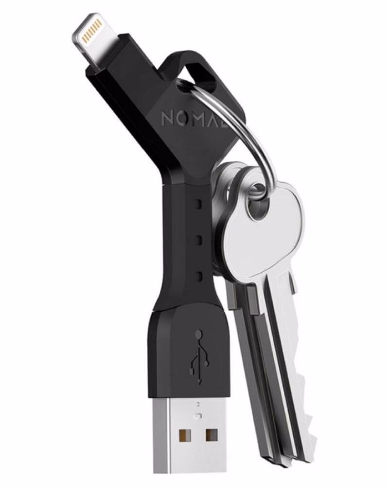 Кабель USB-A to Lightning Nomad Key Apple Black KEY-LIGHTNING