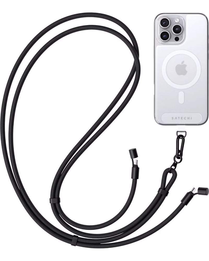 Ремінець-кабель Satechi OntheGo USB-C 60W Black (1.5 м)