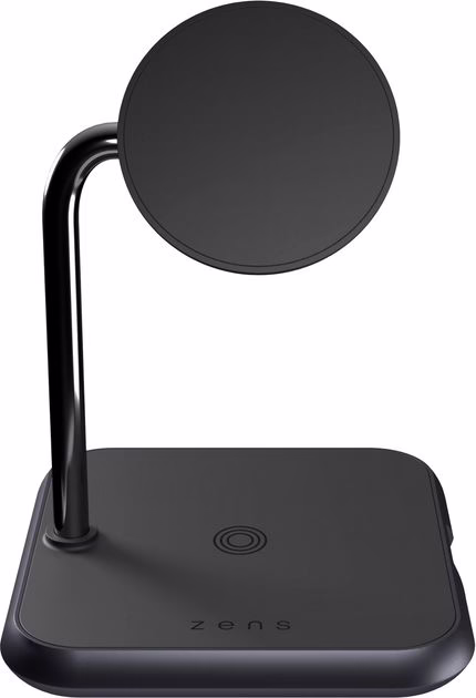 Бездротовий зарядний пристрій Zens Magnetic Aluminium Wireless Charger Black