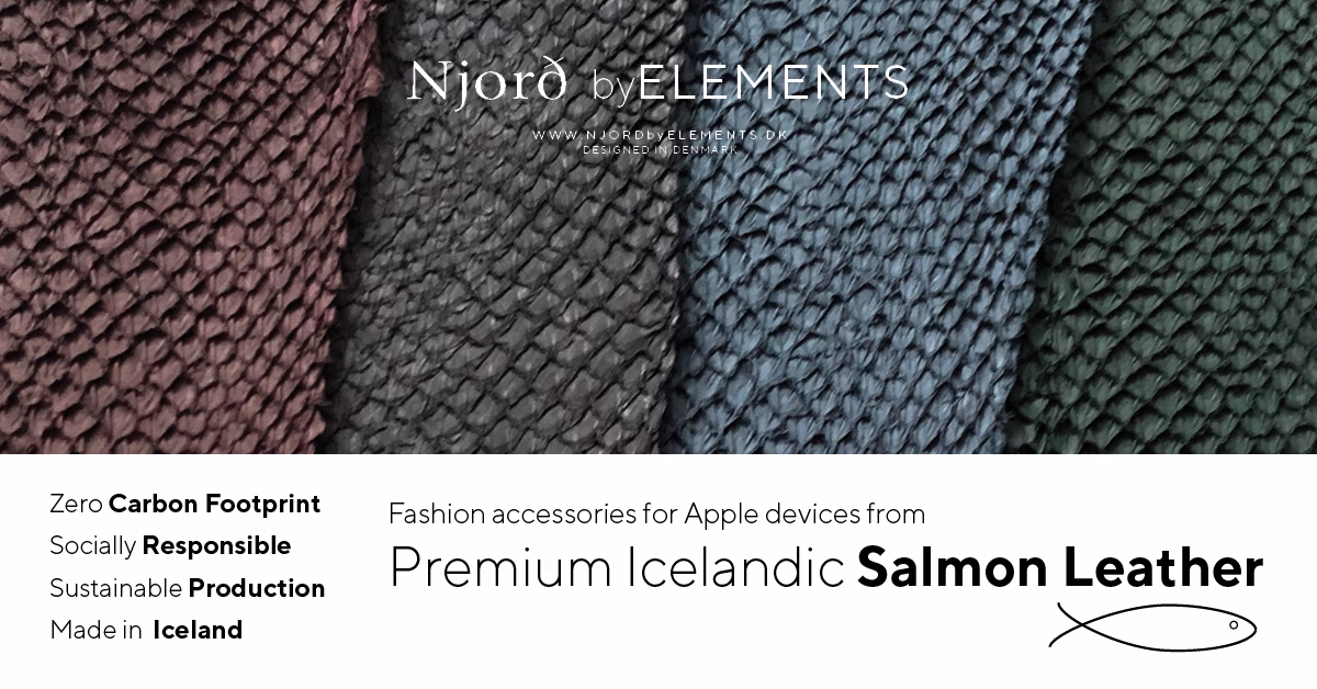 Ремінець для годинника Njord Salmon Leather Strap Petrol for Apple Watch 45mm/44mm - 1