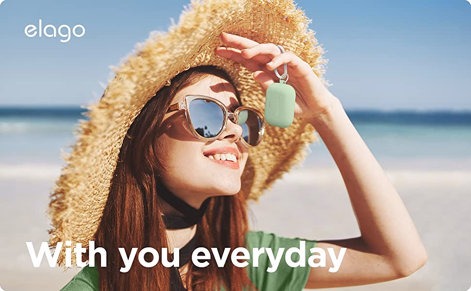 Чехол Elago Silicone Hang Case Pastel Green для Airpods Pro 2nd Gen (EAPP2SC-HANG-PGR) - 1 - 0